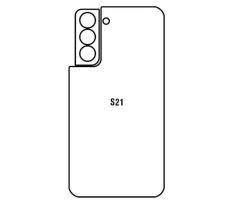 Hydrogel - zadní ochranná fólie - Samsung Galaxy S21 5G, typ výřezu 2