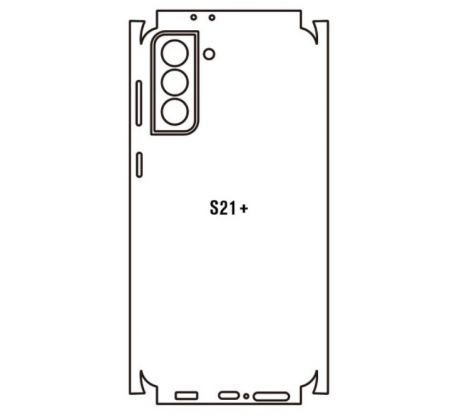 Hydrogel - zadní ochranná fólie - Samsung Galaxy S21+ 5G, typ výřezu 2