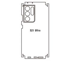 Hydrogel - zadná ochranná fólie - Samsung Galaxy S21 Ultra 5G (variant 4)