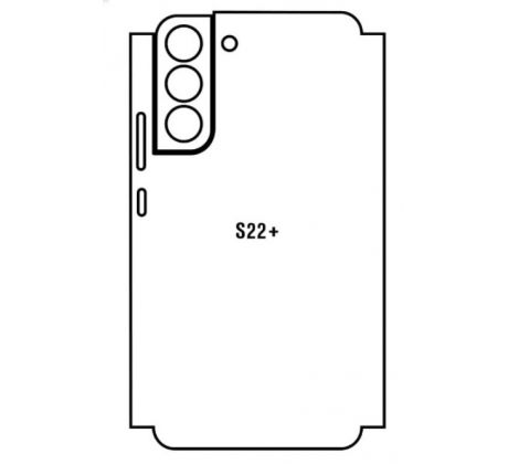 Hydrogel - zadní ochranná fólie - Samsung Galaxy S22 Plus - typ výřezu 2