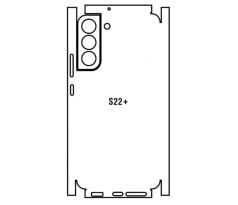 Hydrogel - zadní ochranná fólie - Samsung Galaxy S22 Plus - typ výřezu 3