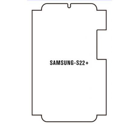 Hydrogel - ochranná fólie - Samsung Galaxy S22 Plus - typ výřezu 2