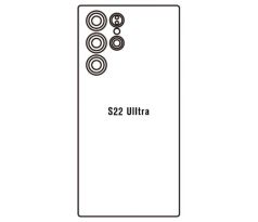 Hydrogel - zadní ochranná fólie - Samsung Galaxy S22 Ultra, typ výřezu 2