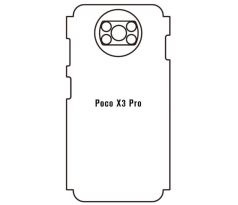 Hydrogel - zadní ochranná fólie - Xiaomi Poco X3 Pro (varianta 2)