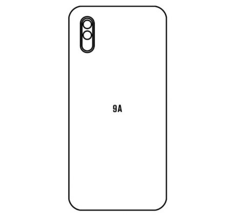 Hydrogel - zadní ochranná fólie - Xiaomi Redmi 9A, typ výřezu 2