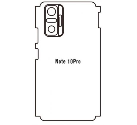 Hydrogel - zadní ochranná fólie - Xiaomi Redmi Note 10 Pro, typ výřezu 3