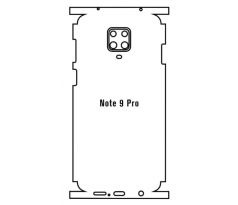 Hydrogel - zadní ochranná fólie - Xiaomi Redmi Note 9 Pro, typ výřezu 2