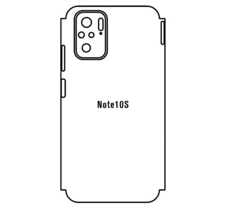 Hydrogel - zadní ochranná fólie - Xiaomi Redmi Note 10S, typ výřezu 4