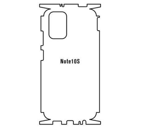Hydrogel - zadní ochranná fólie - Xiaomi Redmi Note 10S, typ výřezu 3