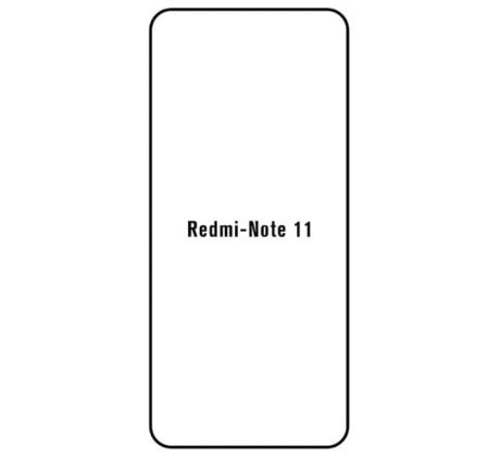 Hydrogel - ochranná fólie - Xiaomi Redmi Note 11, typ výřezu 2