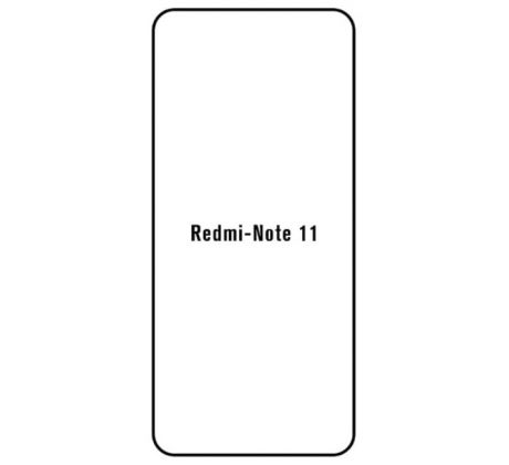 Hydrogel - ochranná fólie - Xiaomi Redmi Note 11, typ výřezu 2