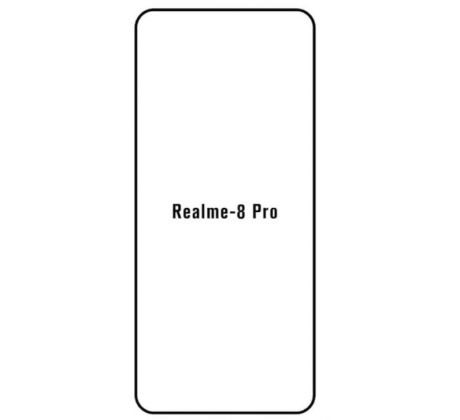 Hydrogel - ochranná fólie - Realme 8 Pro - typ výřezu 2