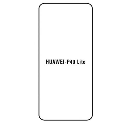 Hydrogel - ochranná fólie - Huawei P40 Lite, typ výřezu 3