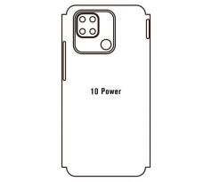 Hydrogel - zadní ochranná fólie - Xiaomi Redmi 10 Power, typ výřezu 3