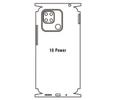 Hydrogel - zadní ochranná fólie - Xiaomi Redmi 10 Power, typ výřezu 4