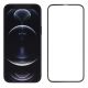 5D Hybrid ochranné sklo iPhone 12 mini - s vystouplými okraji - černé