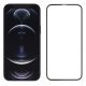 5D Hybrid ochranné sklo iPhone 12 mini - s vystouplými okraji - černé