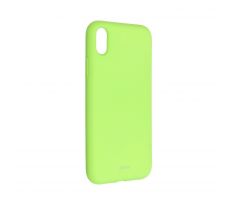 Roar Colorful Jelly Case -  iPhone XR žlutý limetkový
