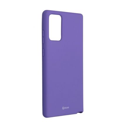 Roar Colorful Jelly Case -  Samsung Galaxy Note 20 fialový
