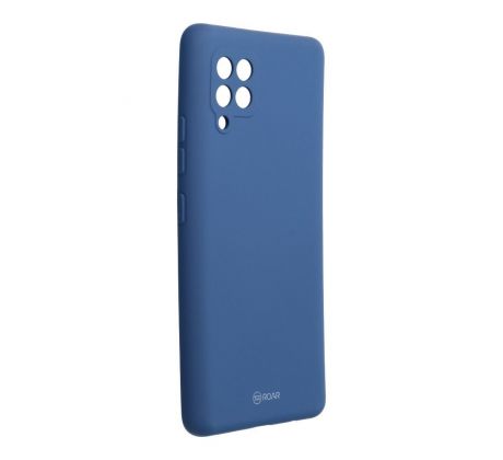 Roar Colorful Jelly Case -  Samsung Galaxy A42 5G  tmavěmodrý