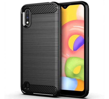 Forcell CARBON Case  Samsung Galaxy A01 černý