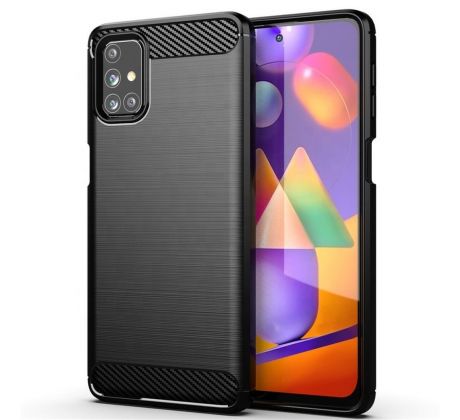 Forcell CARBON Case  Samsung Galaxy M31s černý