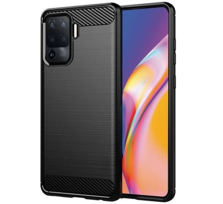 Forcell CARBON Case  OPPO A94 5 / F19 Pro Plus 5 / Reno 5Z černý