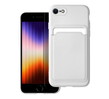 Forcell CARD Case  iPhone 7 / 8 / SE 2020 bílý