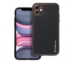 Forcell LEATHER Case  iPhone 11 černý