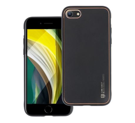 Forcell LEATHER Case  iPhone 7 / 8 / SE 2020 černý