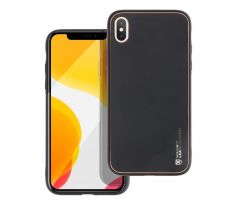 Forcell LEATHER Case  iPhone X černý