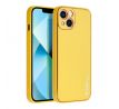 Forcell LEATHER Case  iPhone 13 žlutý