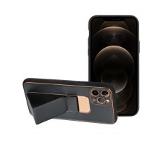 Forcell LEATHER Case Kickstand  iPhone 11 Pro černý