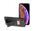 Forcell LEATHER Case Kickstand  iPhone X černý