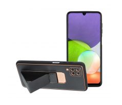 Forcell LEATHER Case Kickstand  Samsung Galaxy A12 černý