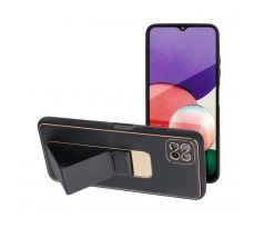 Forcell LEATHER Case Kickstand  Samsung Galaxy A22 5G černý