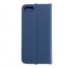 Forcell LUNA Book Carbon  iPhone 7 / 8 / SE 2020 modrý