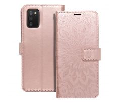 Forcell MEZZO Book   Samsung Galaxy A03s mandala rose zlatý