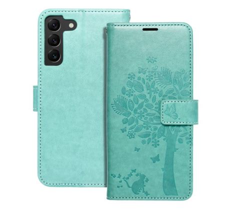 Forcell MEZZO Book   Samsung Galaxy S22 Plus (zelený strom)