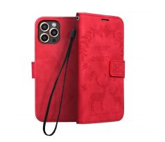 Forcell MEZZO Book   Samsung Galaxy A22 LTE ( 4G ) reindeers červený