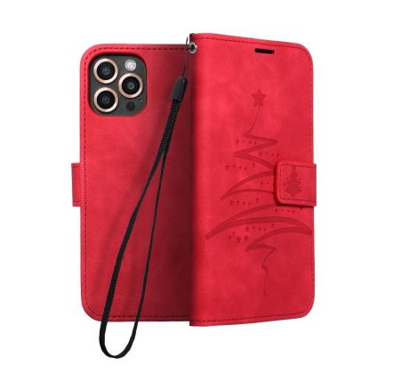 Forcell MEZZO Book   Xiaomi Redmi Note 10 / 10S (vánoční červený strom)