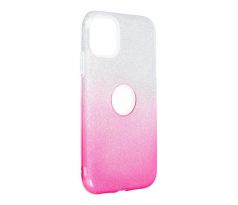 Forcell SHINING Case  iPhone 11  průsvitný/růžový