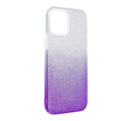 Forcell SHINING Case  iPhone 12 / 12 Pro průsvitný/fialový