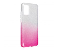 Forcell SHINING Case  Samsung Galaxy A02S průsvitný/růžový