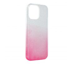 Forcell SHINING Case  iPhone 13 Pro Max průsvitný/růžový