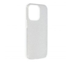 Forcell SHINING Case  iPhone 13 Pro stříbrný