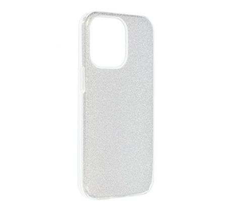 Forcell SHINING Case  iPhone 13 Pro stříbrný