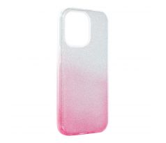 Forcell SHINING Case  iPhone 13 Pro průsvitný/růžový