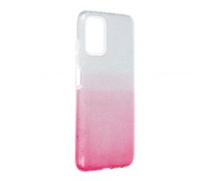 Forcell SHINING Case  Samsung Galaxy A03S průsvitný/růžový