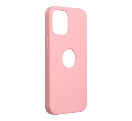 Forcell Silicone Case  iPhone 12 mini růžový (with hole)